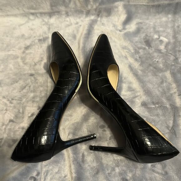 Marc Fisher Darlina Croc-Embossed Heels - Picture 6 of 10